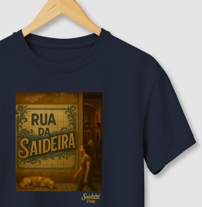camiseta retro rua da saideira