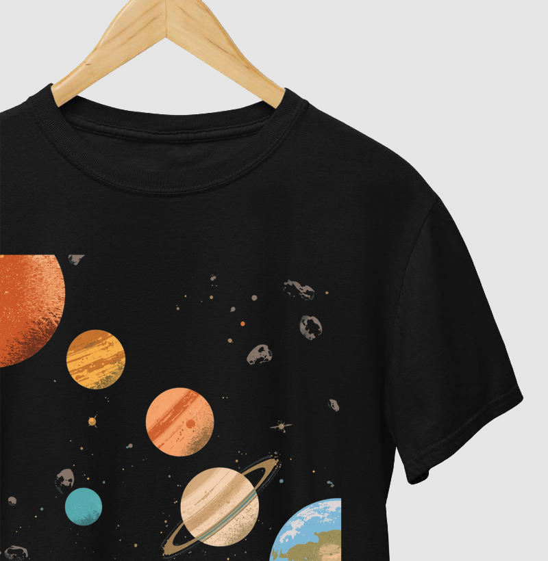 Camiseta Sistema solar - Planetas