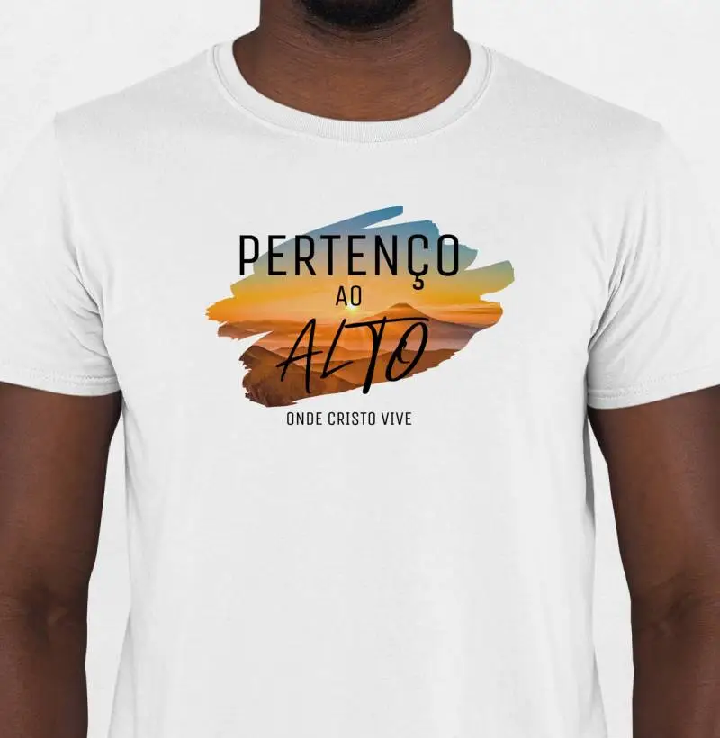 Camiseta Masculina "Pertenço ao Alto"