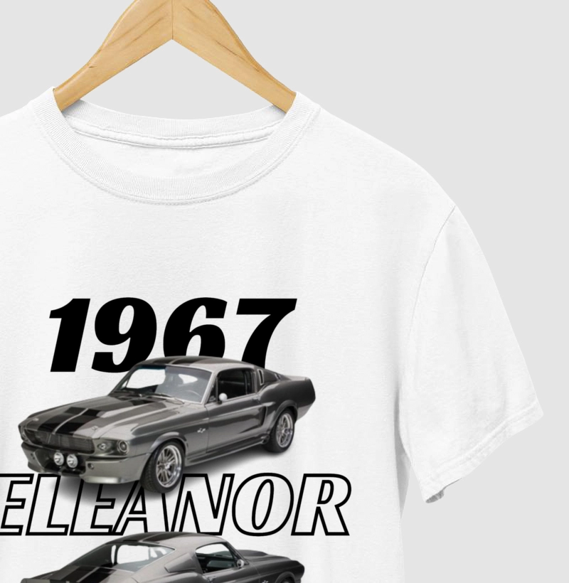Camiseta - Mustang Branca