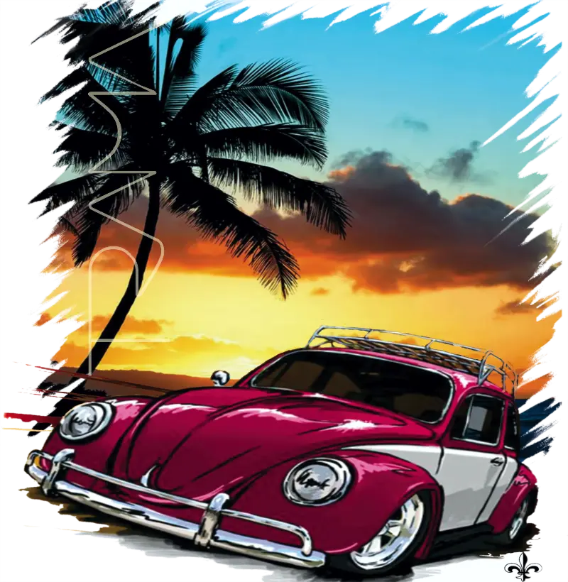 Camiseta Fusca Beach