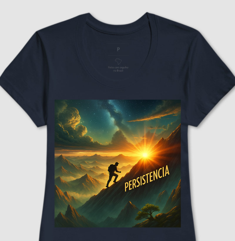 Camiseta Persistencia Feminina [RESERVA INK]