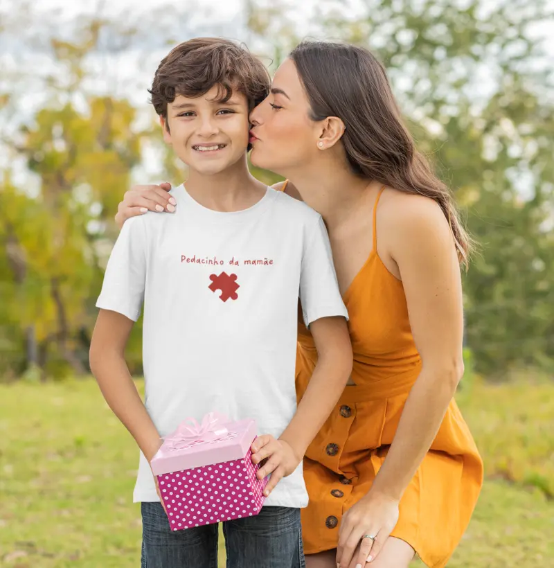 2º filho/a Pedacinho da mamãe - peça combinando com a sua mãe