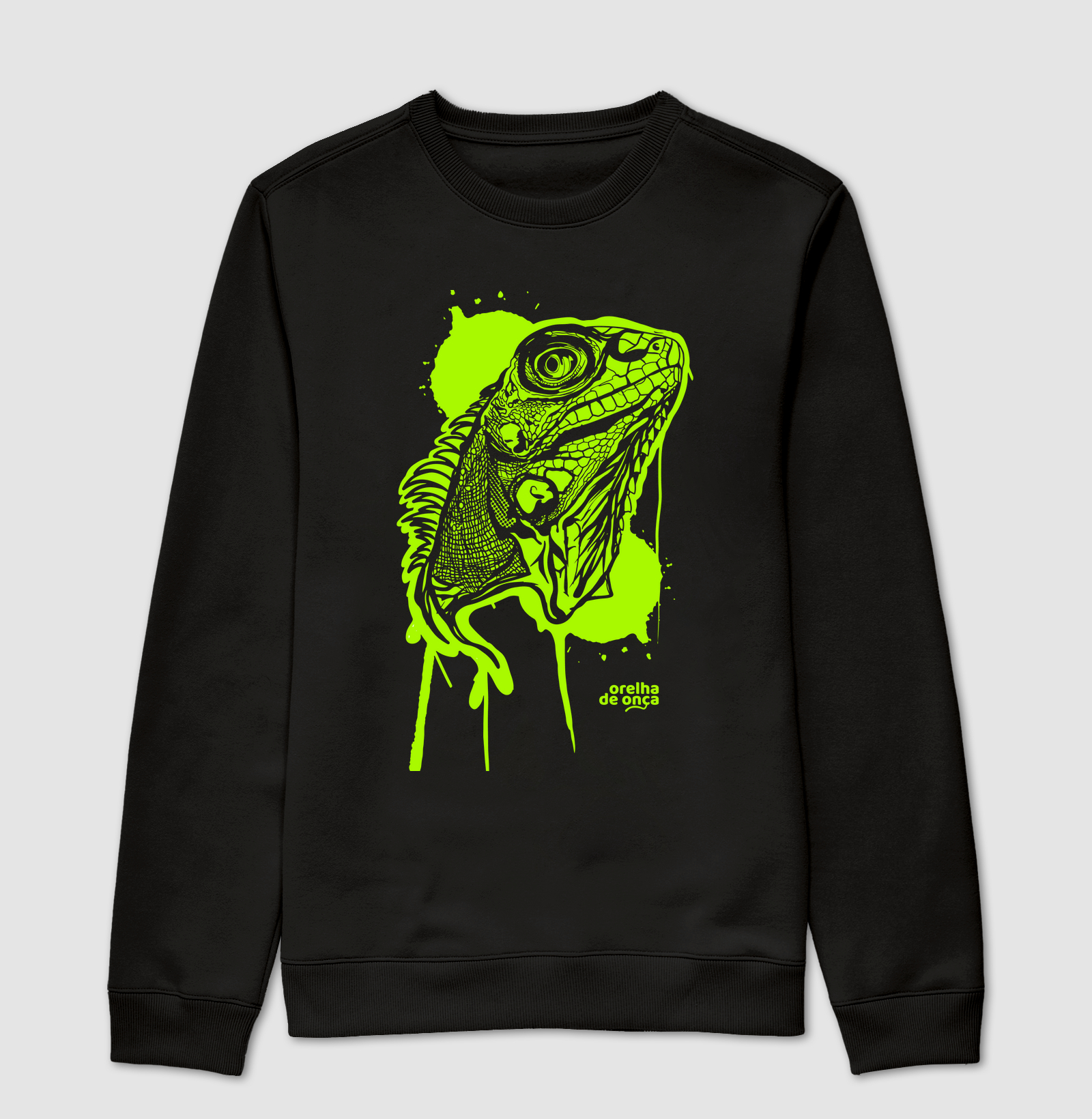 Iguana-verde - Grafite
