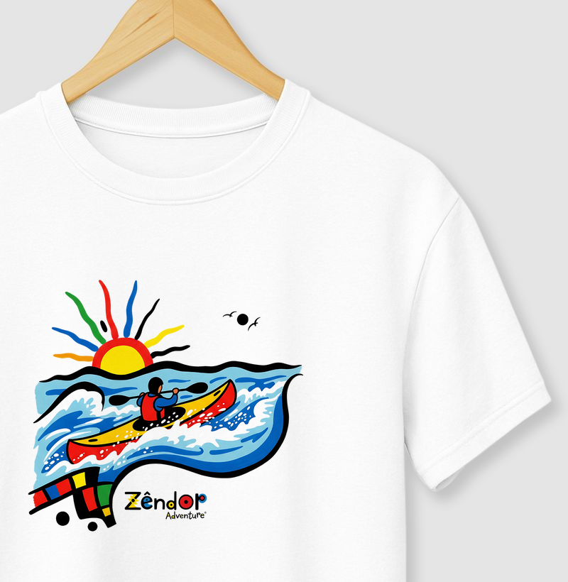 102 Canoeing Sun Art