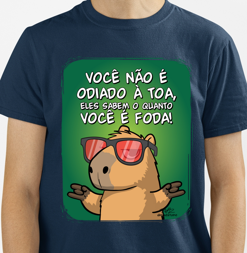 Camiseta Capivara Você é Foda