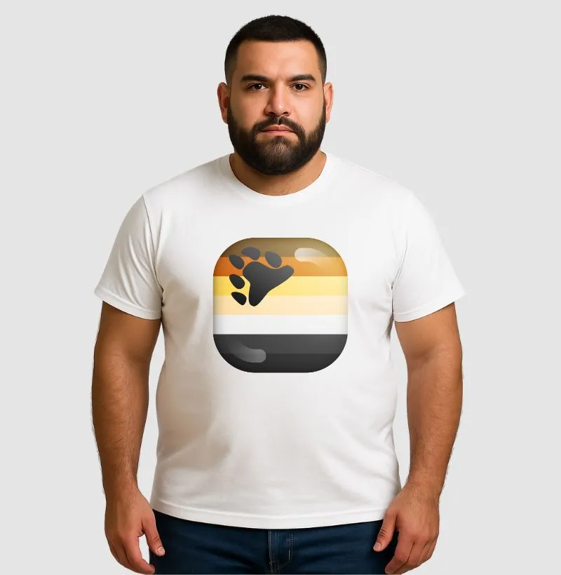 Camiseta Bandeira Ursos com Pata de Urso