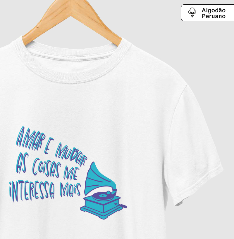 Camiseta Belchior Alucinação Pima - Amar e Mudar as Coisas