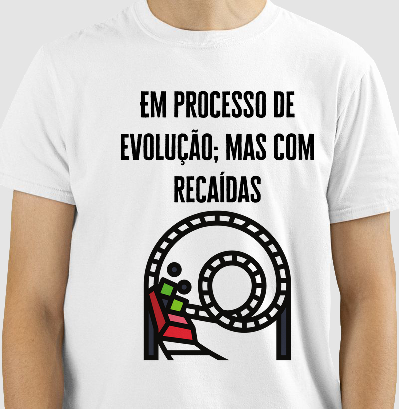 camiseta evolução