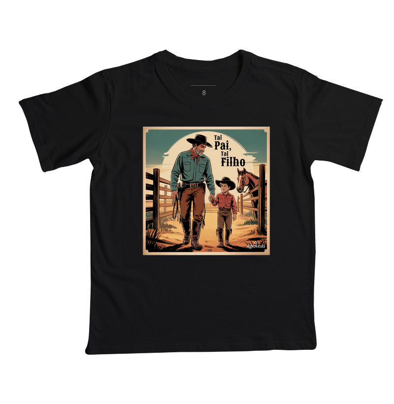 Camiseta Algodão - Tal Pai Tal Filho
