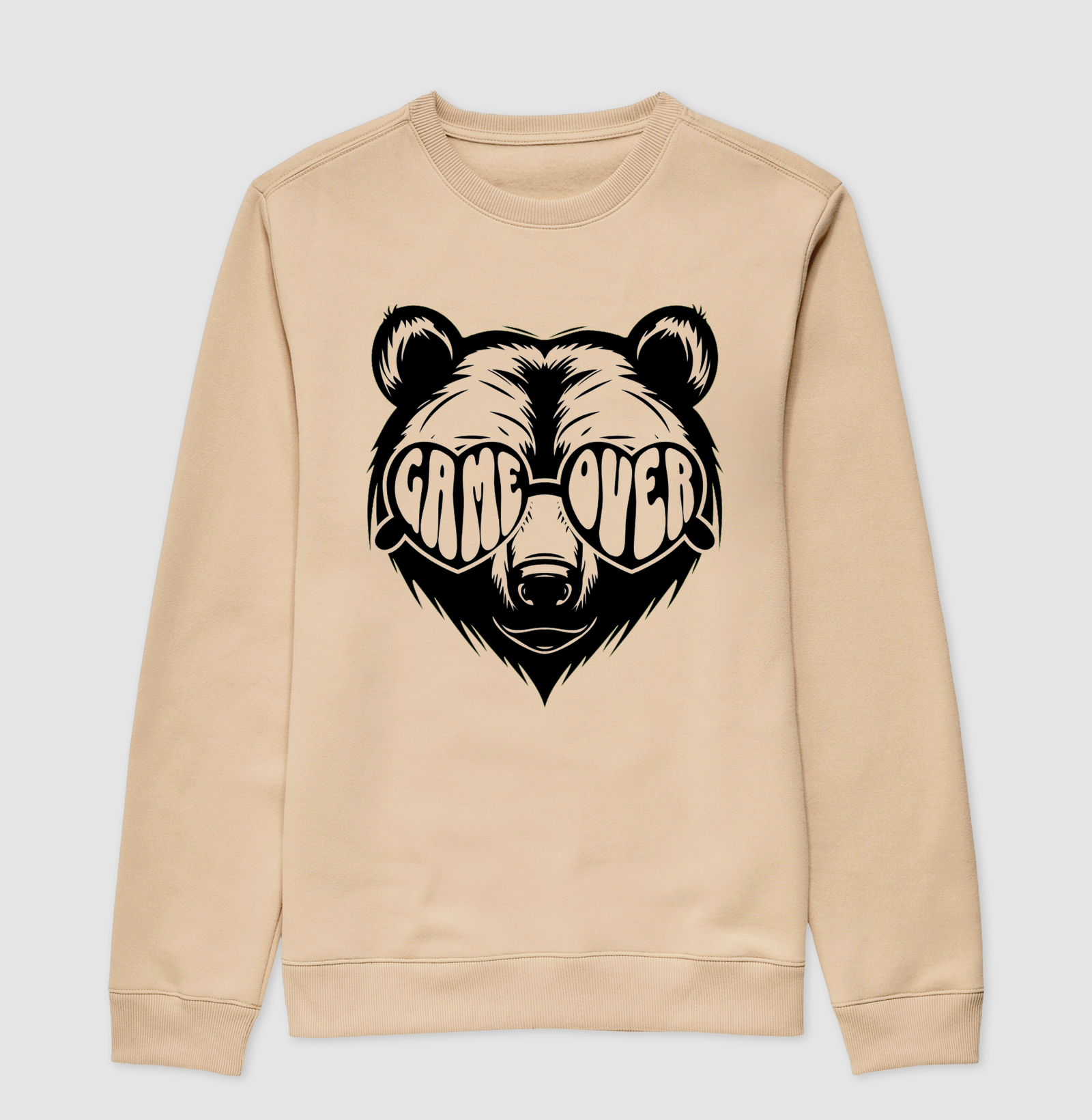 Moletom Suéter Urso Game Over (V. Black)