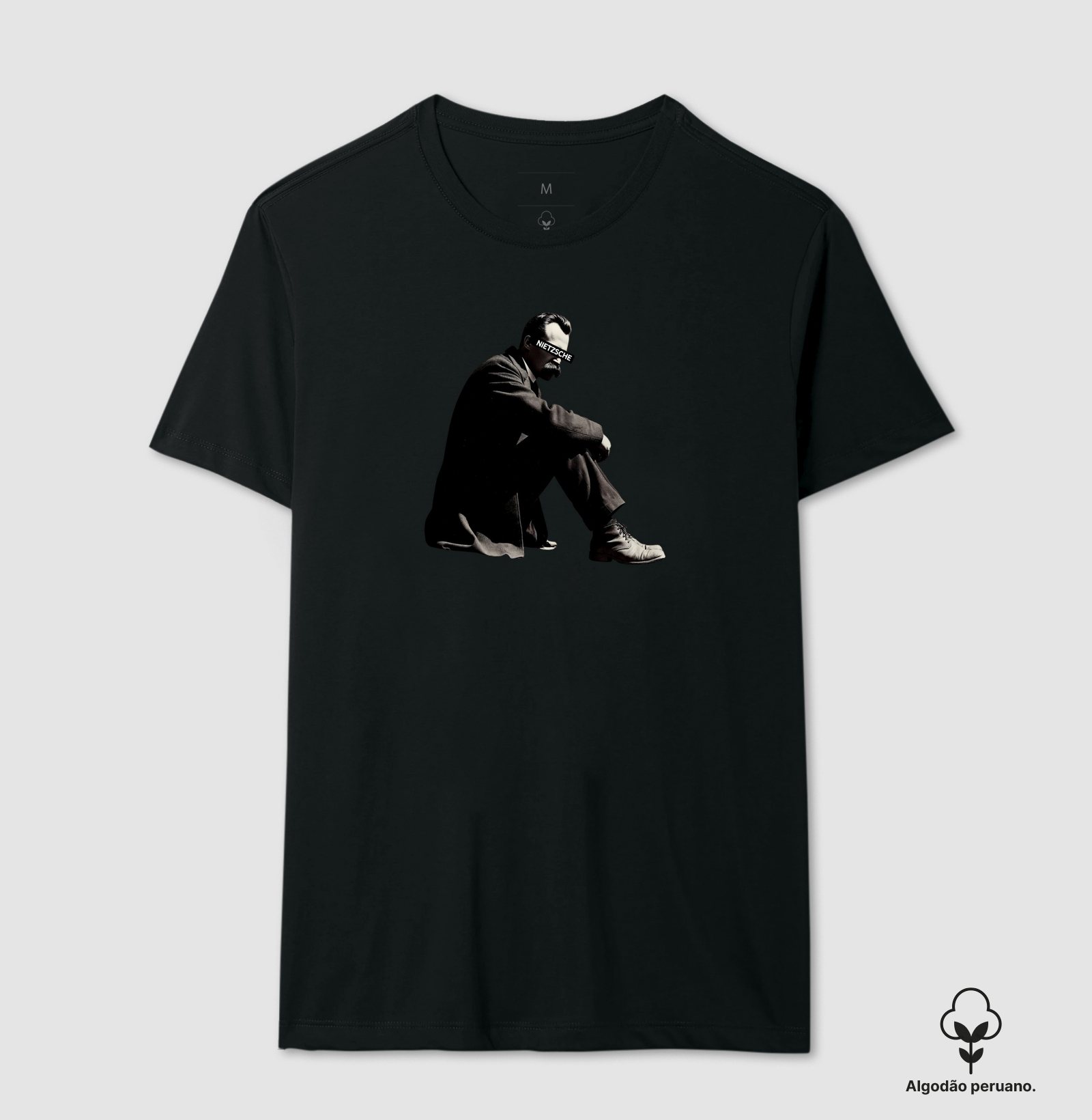Camiseta Filosofia "Nietzsche Stillness"