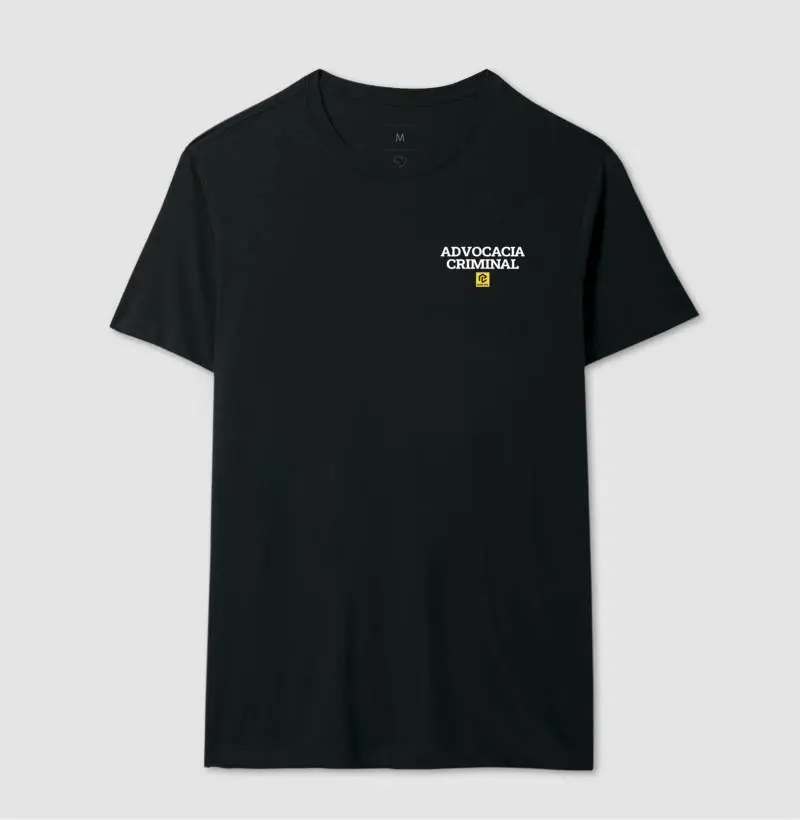 Camiseta "advocacia criminal"