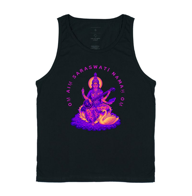 Om Aim Saraswati Pink