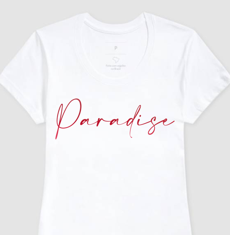 Camiseta Feminina Paradise