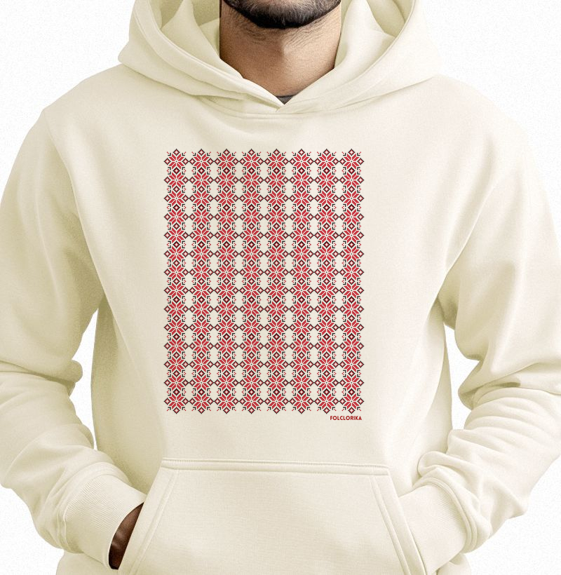 Bordado vermelho