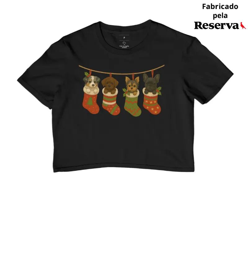 Doguinhos nas Meias de Natal