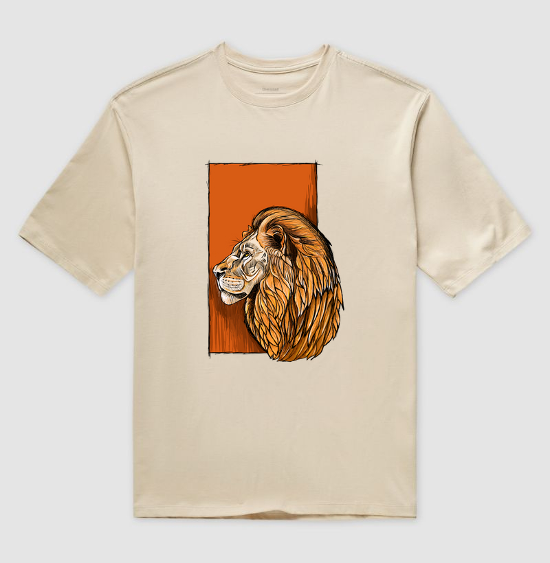 Camiseta Oversized O Leão