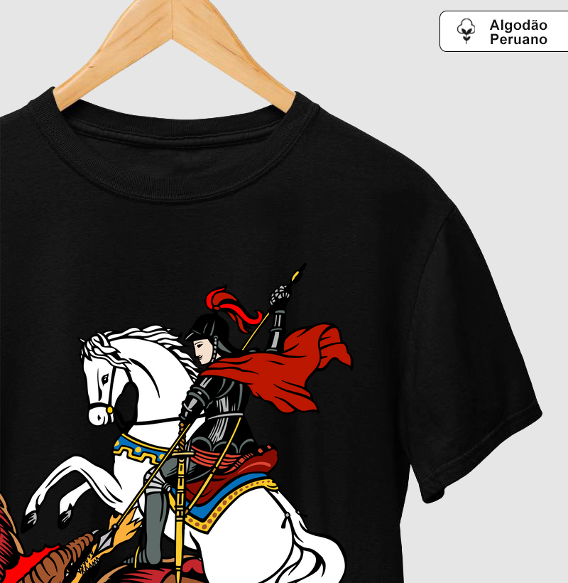 Camiseta Algodão Peruano São Jorge