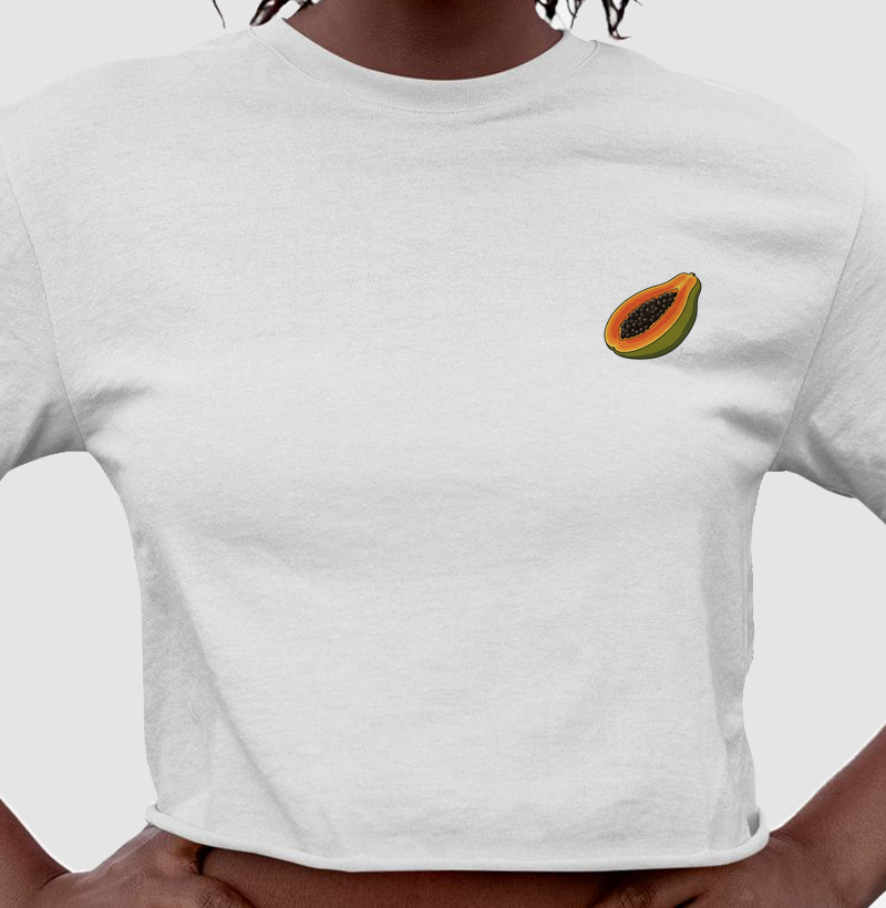 cropped coleção fresh - mamão