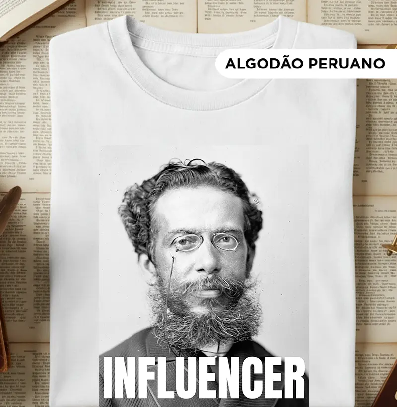 Camiseta - Influencer Machado de Assis
