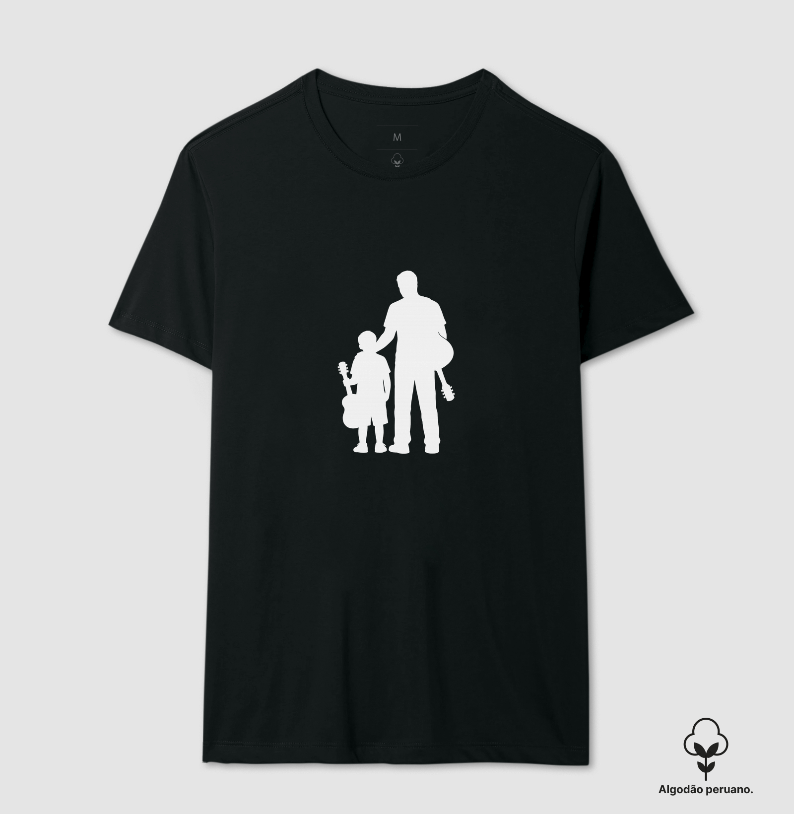 PAI E FILHO SILHUETA VIOLÃO