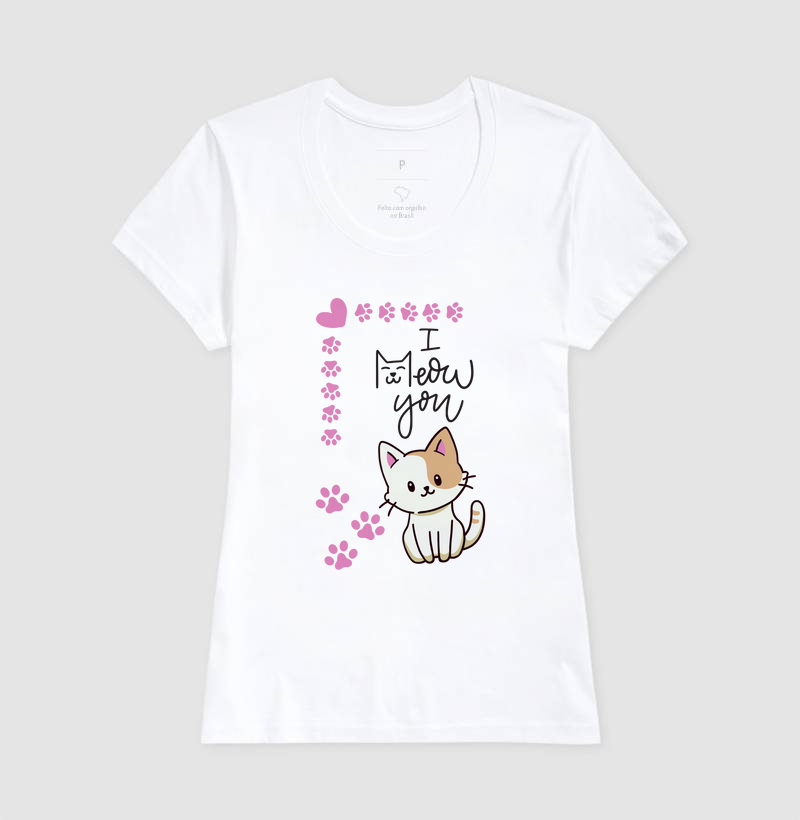 T-shirt Amor Cat