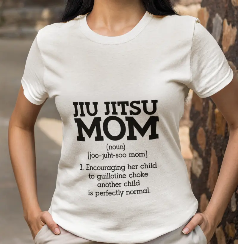 Camiseta Jiu Jitsu Mom - Qualidade Reserva 