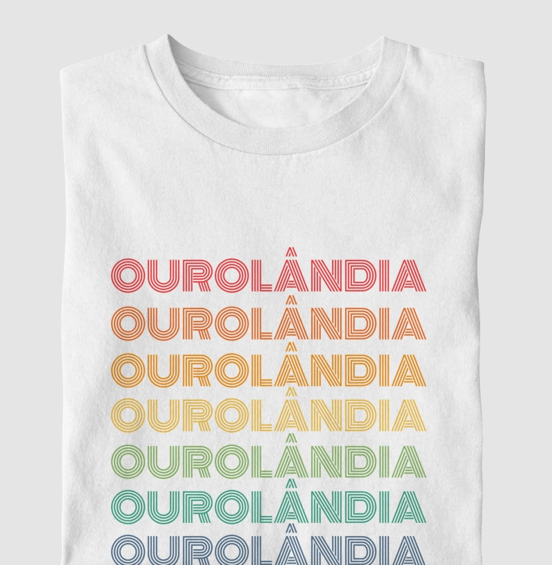 Ourolândia Letreiro Retrô