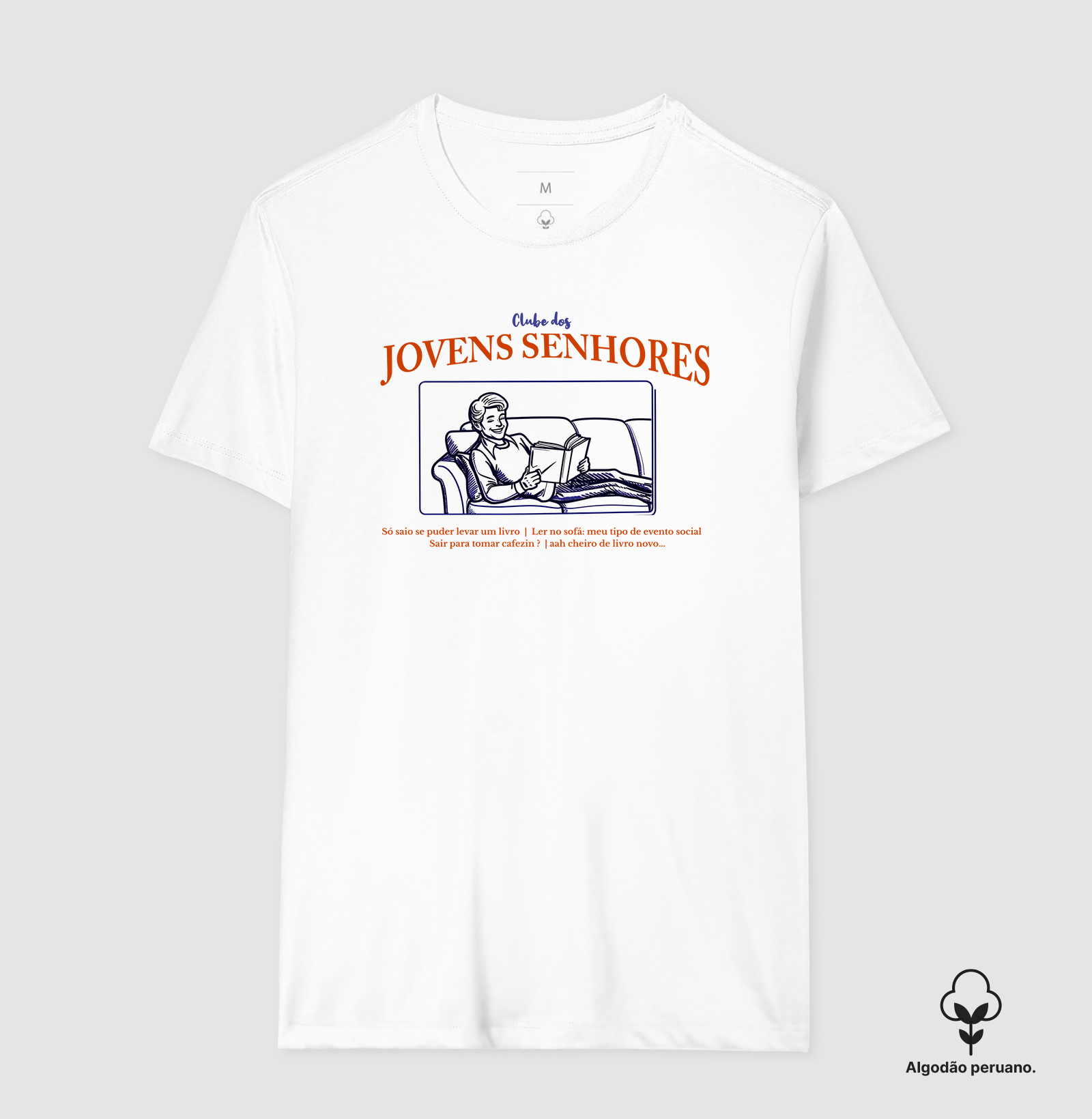 Camiseta Algodão Peruano -  Jovens Senhores