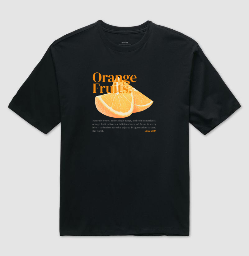 Camiseta Oversized Orange