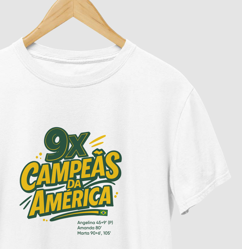 9x campeãs da américa