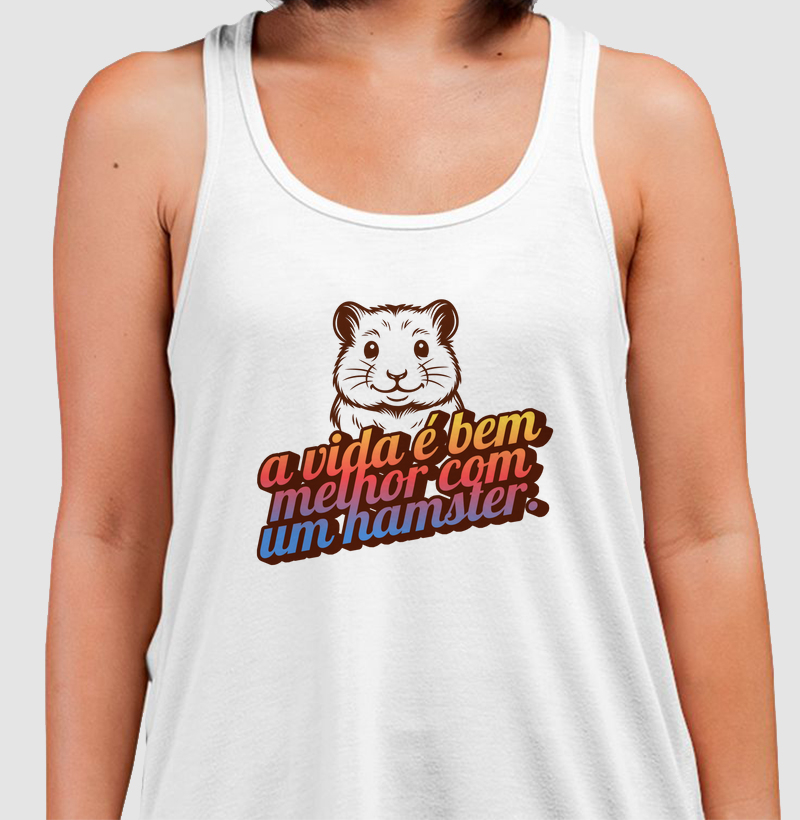 A vida é bem melhor com um hamster