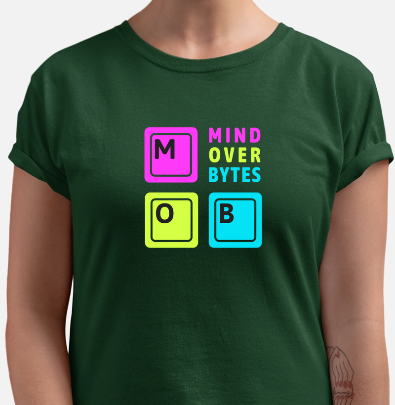 Mind Over Bytes: Camiseta - Estampa para Mentes Criativas