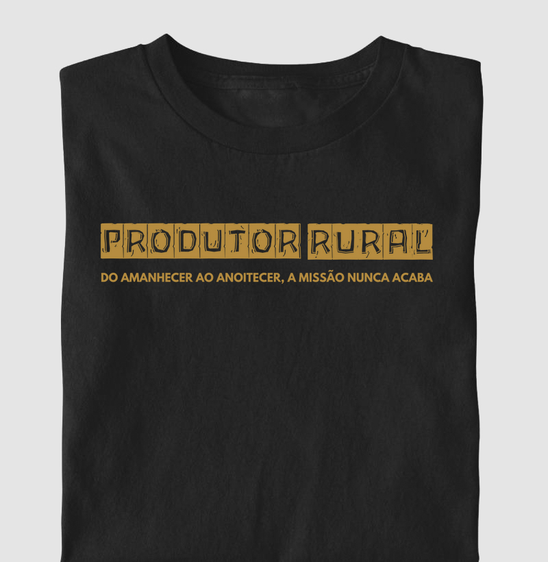 Produtor Rural:do amanhecer ao anoitecer