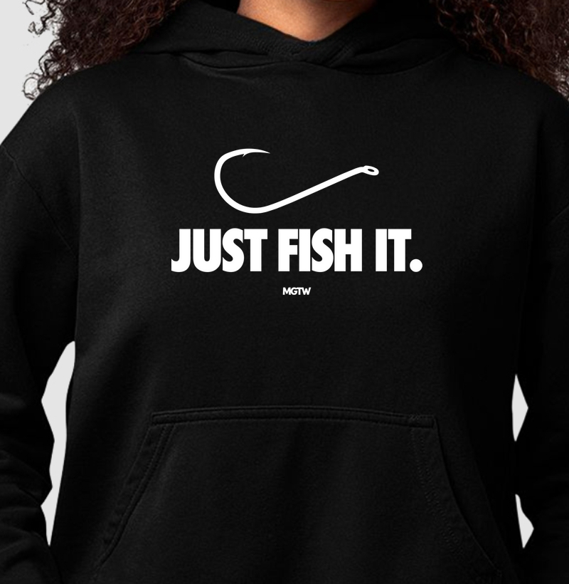 JUST FISH IT - ATENÇÃO: Moletom corte SLIM, na dúvida opte por um tamanho maior.