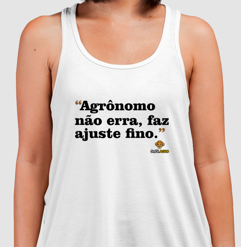 Agrônomo não erra, faz ajuste fino.