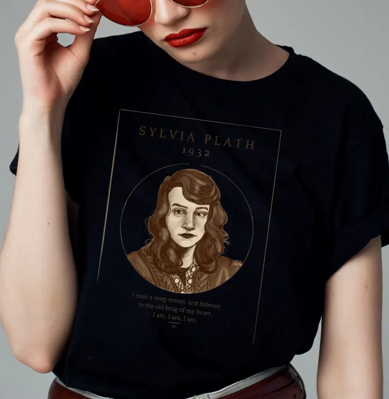 Sylvia Plath Old Card