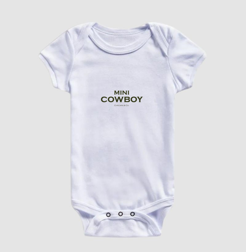 Body mini cowboy branco