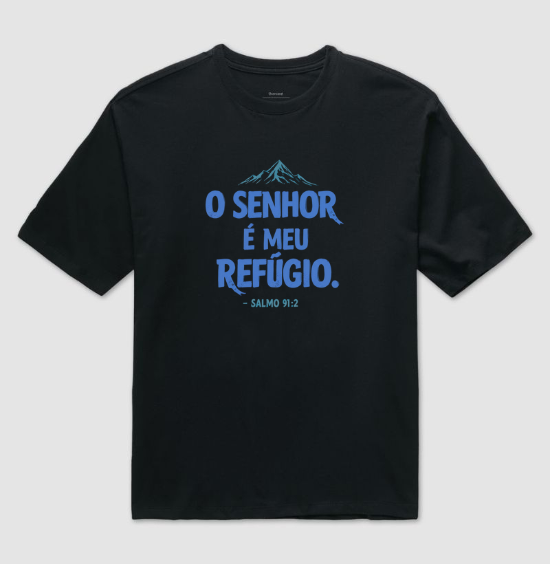 "O Senhor é meu refúgio." — Salmo 91:2 🏔️🖤