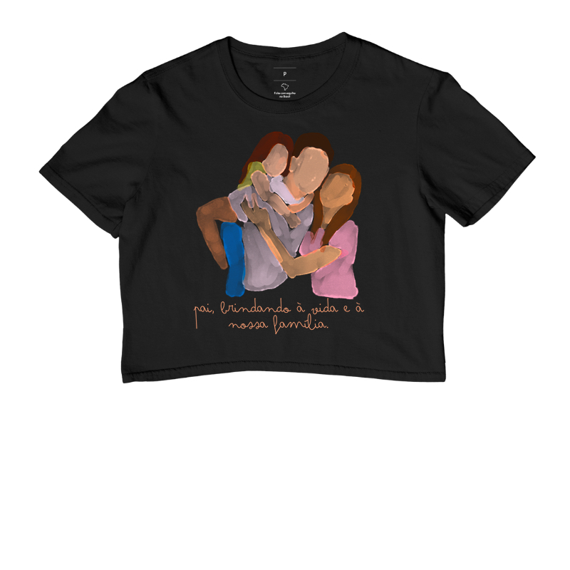 Camiseta Coleção Pai - Pai, brindando à vida...