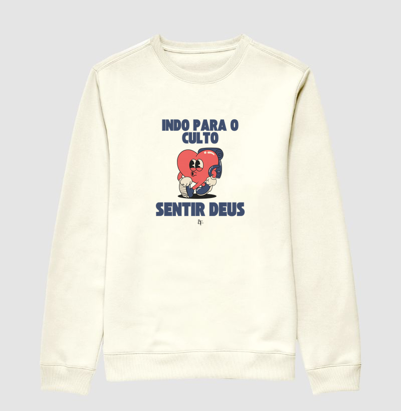 Indo para o culto sentir Deus