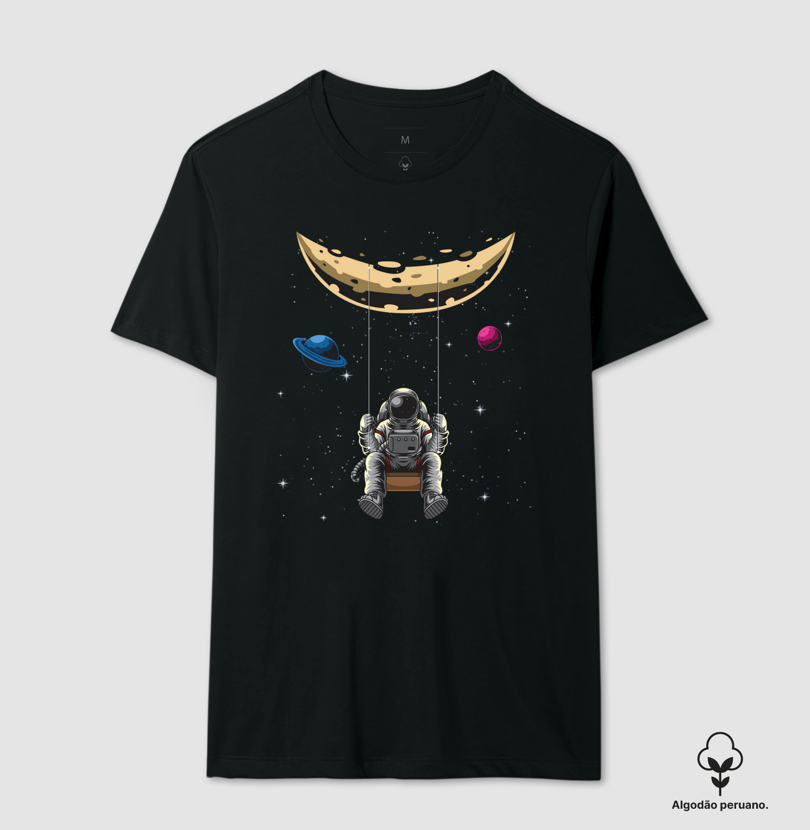 Astronauta Balançando na Lua