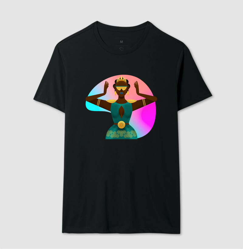 Camiseta Original Afrofuturista Moda