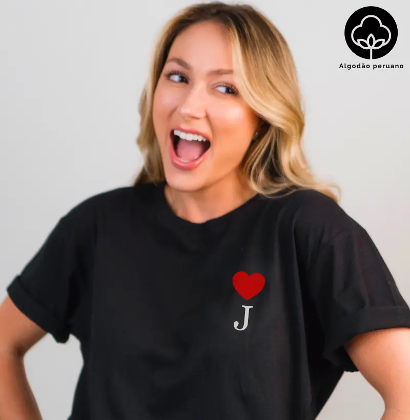 JESUS IN MY HEART ( Algodão peruano)