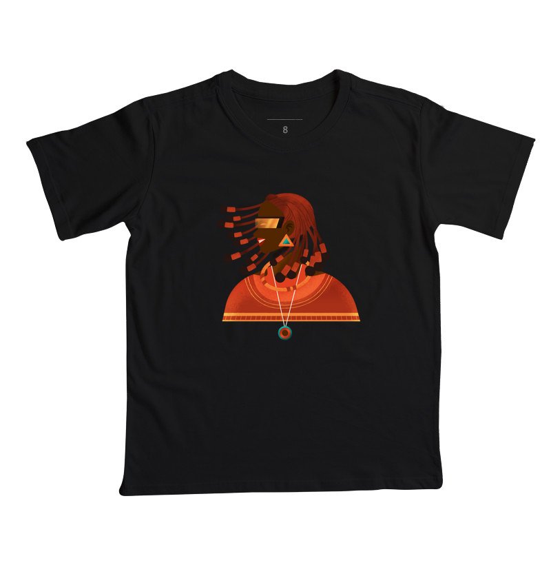 Camiseta Original Afrofuturista Tranças
