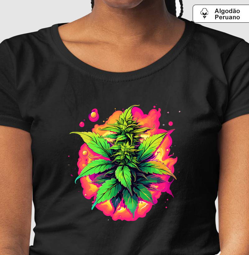 Camiseta Algodão Peruano Bloom Explosion