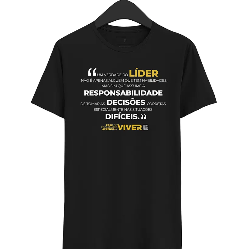 Camiseta Lider - Preta