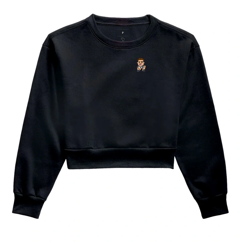 Moletom Cropped Bolso Nilton Santos