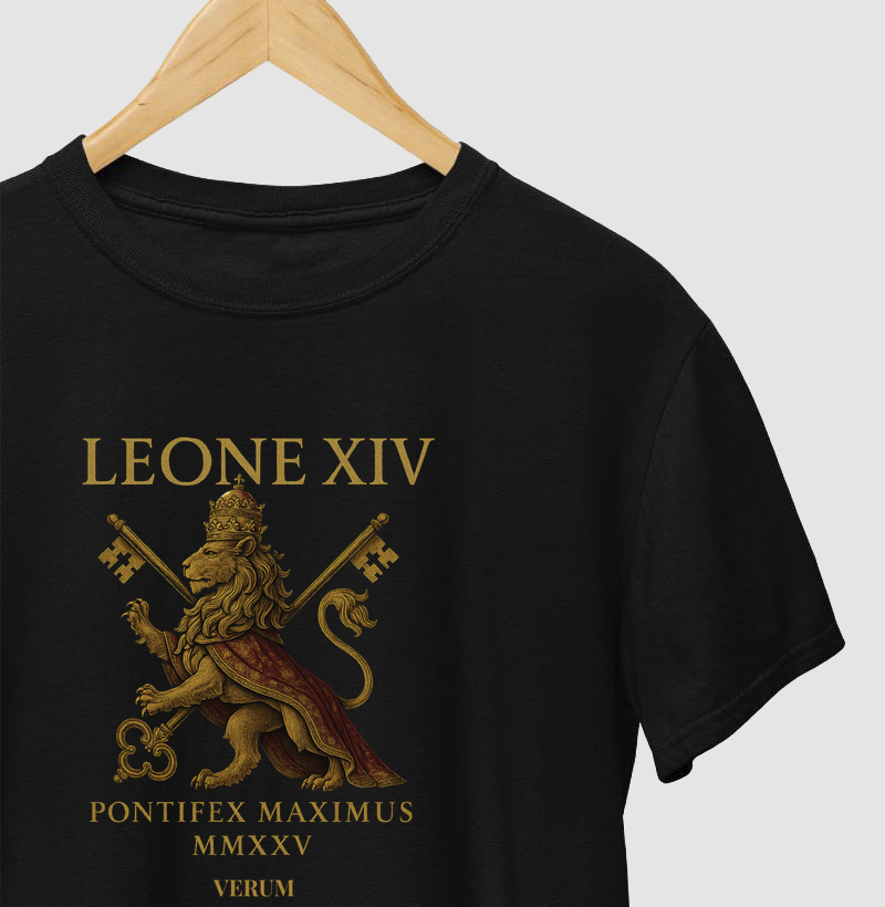 Camiseta Papa Leão XIV – Pontifex Maximus MMXXV | Camiseta Católica